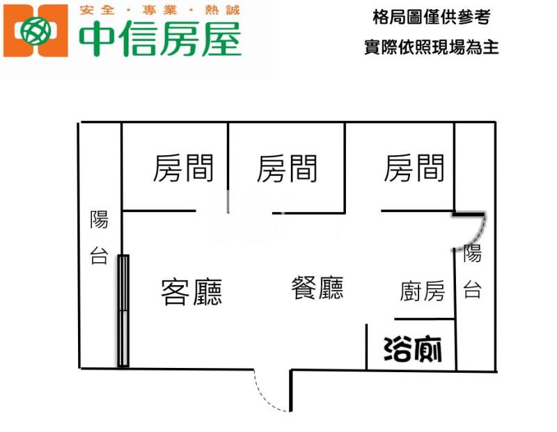 【新世紀】內壢元智低總價整新三房美寓房屋室內格局與周邊環境