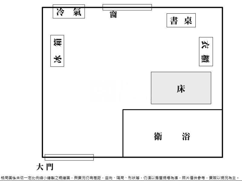 雲科套房房屋室內格局與周邊環境