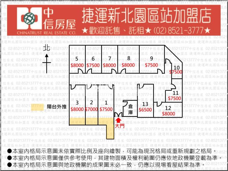 J04.中壢收租金雞母【捷運新北園區站加盟店】房屋室內格局與周邊環境
