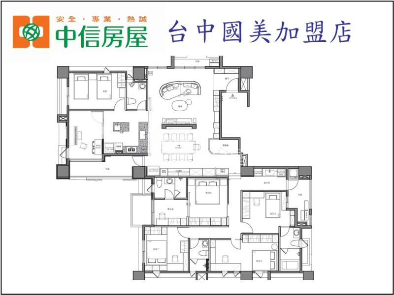 北屯輕奢5+1房房屋室內格局與周邊環境