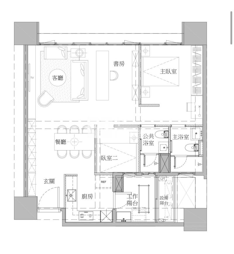 寶輝The Springs|最俗三改二房平車房屋室內格局與周邊環境