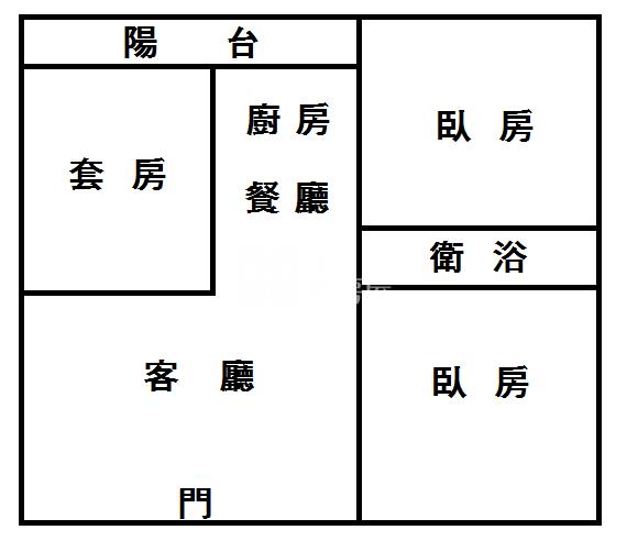 民雄全新平車華廈房屋室內格局與周邊環境