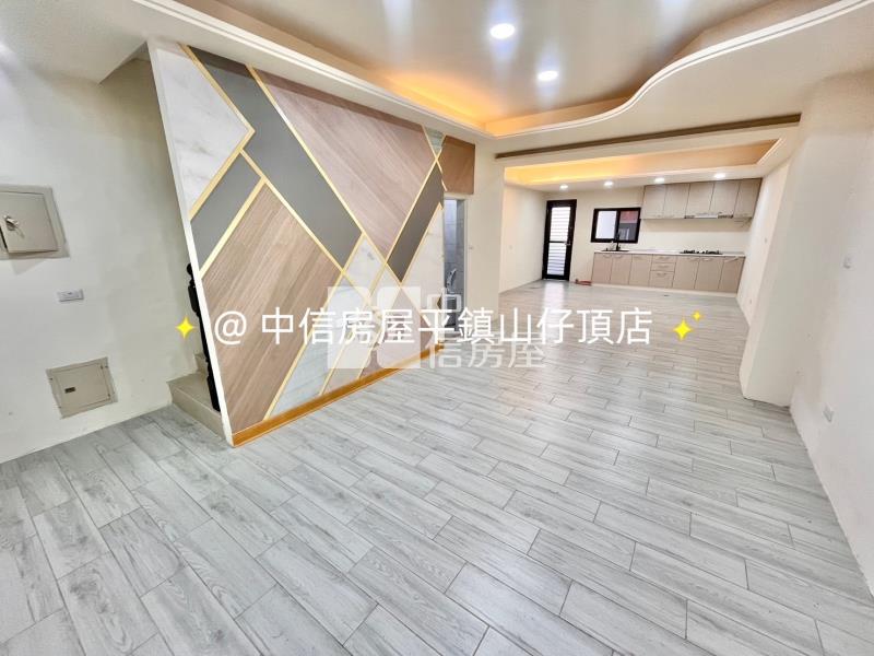 山仔頂商圈旁整新美透天房屋室內格局與周邊環境