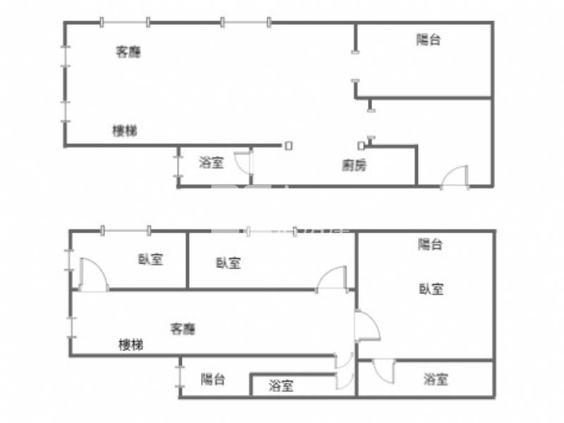 現代城高店校臨路住店房屋室內格局與周邊環境