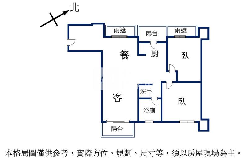 麗絲卡登藝文中路雙商圈輕奢2房房屋室內格局與周邊環境