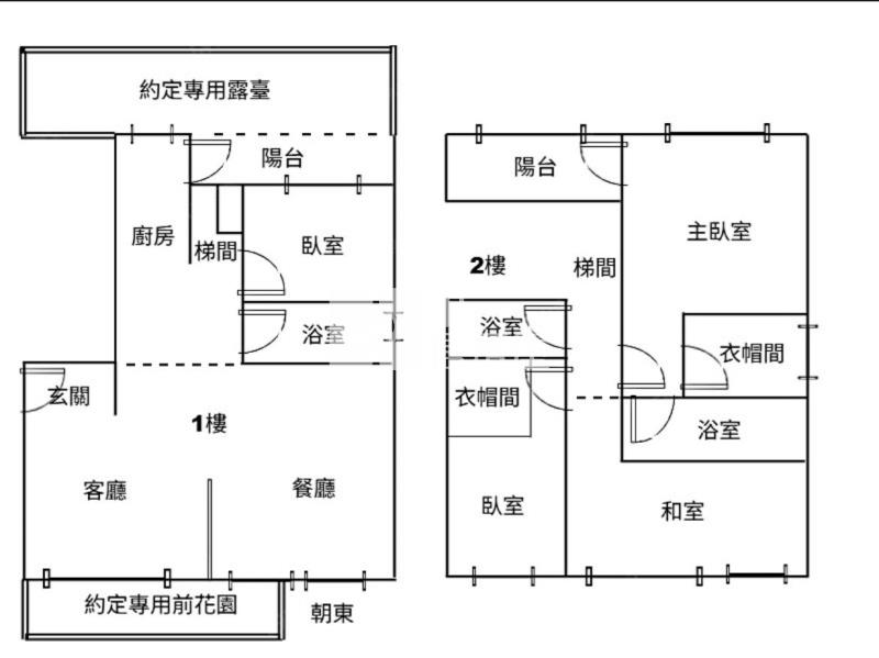 竹城真鶴樓中樓庭院4房車房屋室內格局與周邊環境