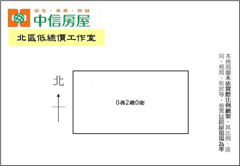 北區低總價工作室房屋室內格局與周邊環境