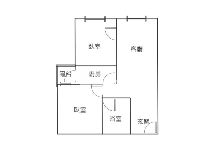 [首璽團隊]G01百老匯2房車房屋室內格局與周邊環境