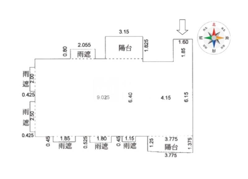惠宇五十七間堂精裝朝南戶房屋室內格局與周邊環境