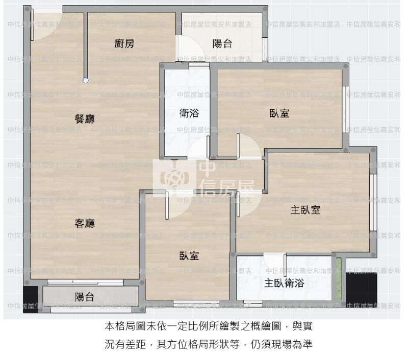鉅虹嵐casa次頂樓精美3房+坡車房屋室內格局與周邊環境