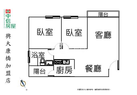 中科藍海帝國高樓層視野兩房平車美廈房屋室內格局與周邊環境