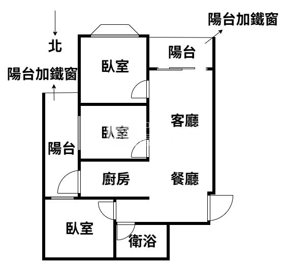幸福華城電梯3房房屋室內格局與周邊環境