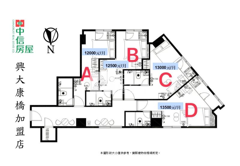 中國醫中正公園旁投報5%電梯滿租四套房房屋室內格局與周邊環境