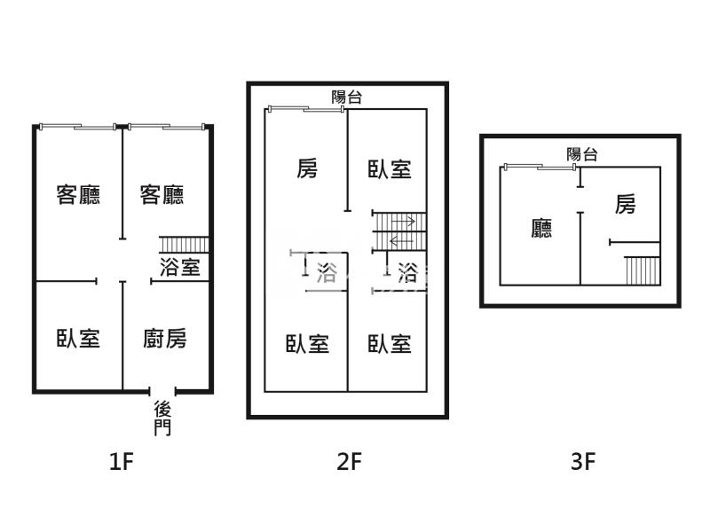 潭子大地坪雙併透天房屋室內格局與周邊環境