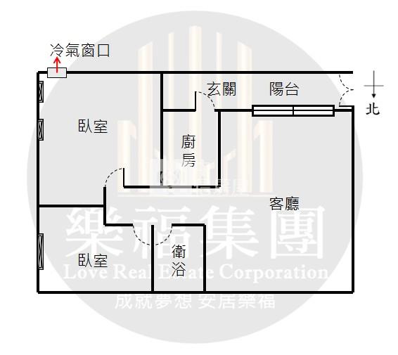 亞洲大學|樹仁商圈|電梯兩房+車房屋室內格局與周邊環境