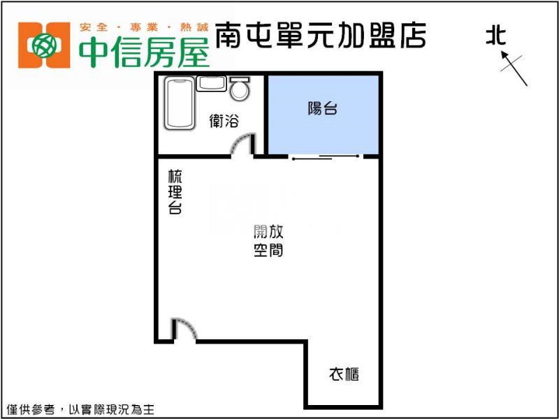 青海商圈捷運套房房屋室內格局與周邊環境