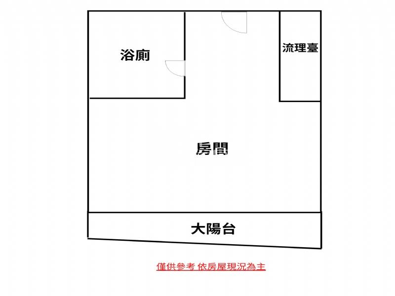 家美大陽台套房房屋室內格局與周邊環境