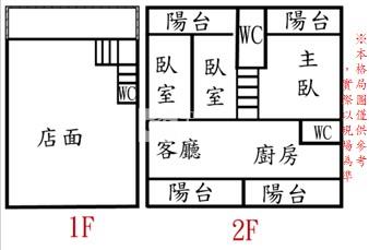 永康探索公園店住辦金店房屋室內格局與周邊環境