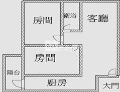 頭份雲天生活2房4樓美廈房屋室內格局與周邊環境