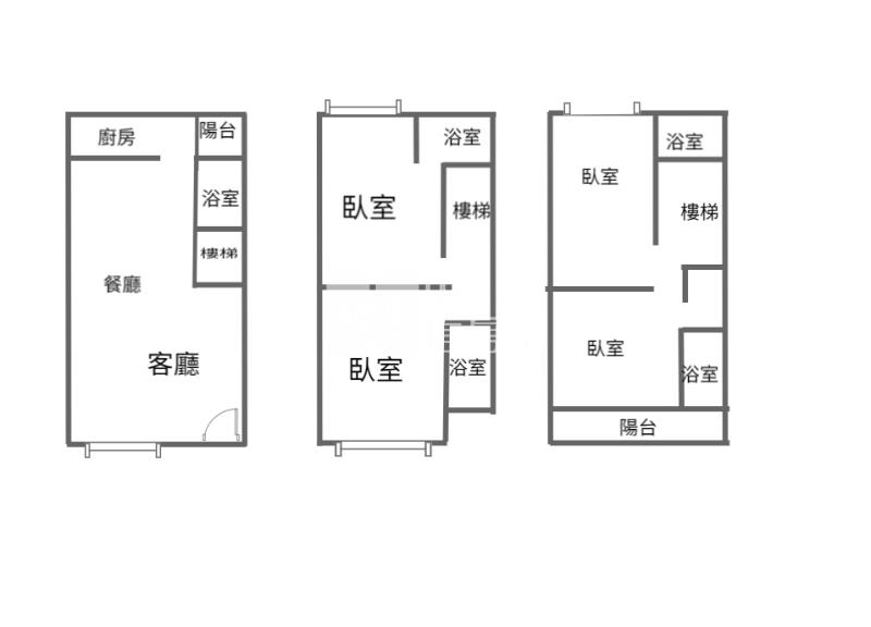 平鎮獅子林金陵路旁整新透天房屋室內格局與周邊環境