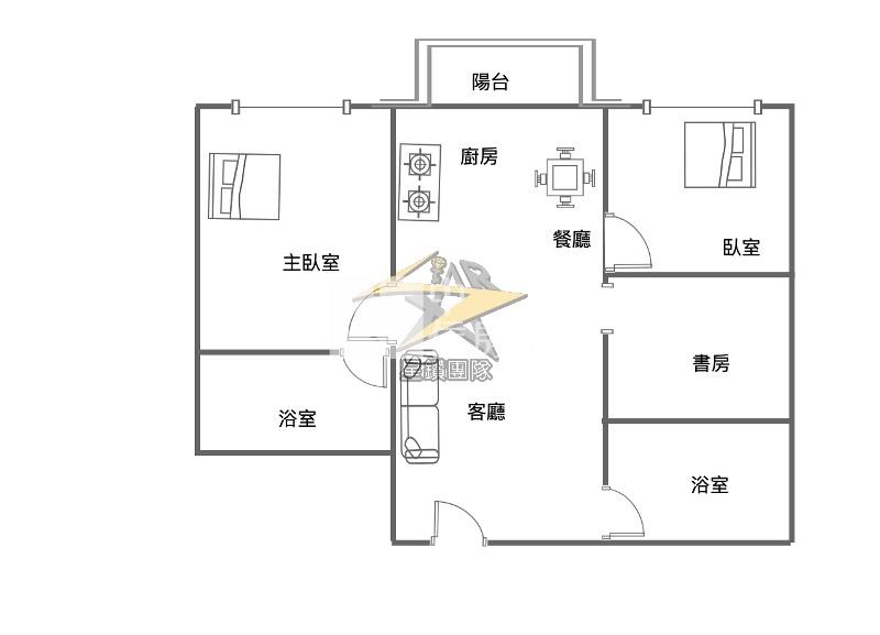 【星鑽】(獨家專任)聯上3Q高樓層3房車房屋室內格局與周邊環境