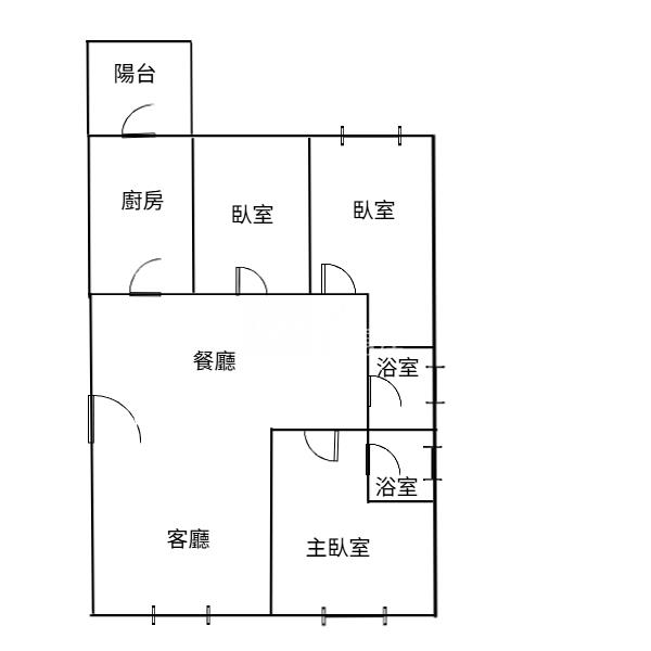 大溪交流道旁園堡三房房屋室內格局與周邊環境