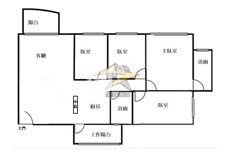 【星鑽】太子馥二期【4房+雙車】房屋室內格局與周邊環境