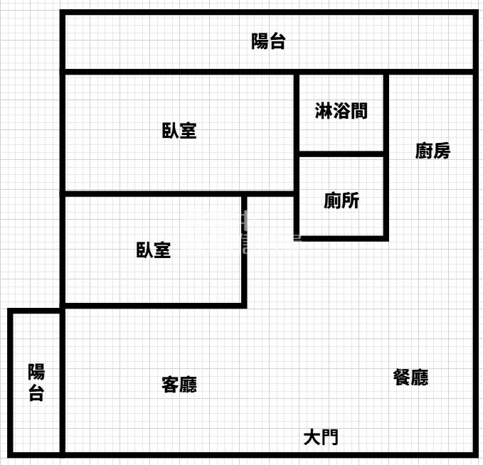 龍潭市中心景觀2房車房屋室內格局與周邊環境