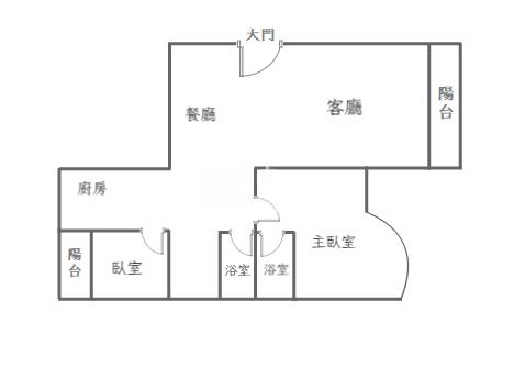 B218宜蘭市潘彼得社區華廈房屋室內格局與周邊環境