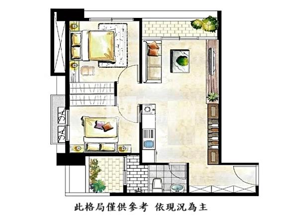 【神馬】(專任)青埔A19美術館精美裝潢2房車房屋室內格局與周邊環境