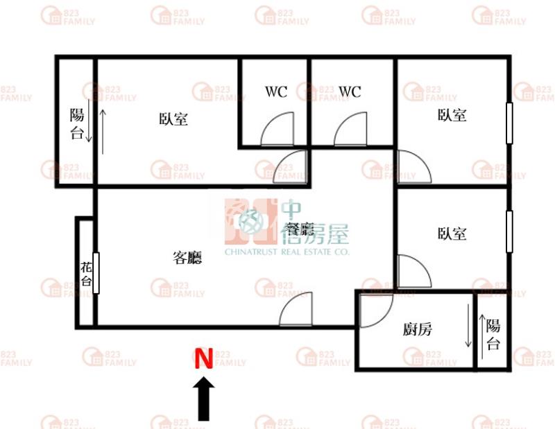 北屯仁美學區優質三房房屋室內格局與周邊環境