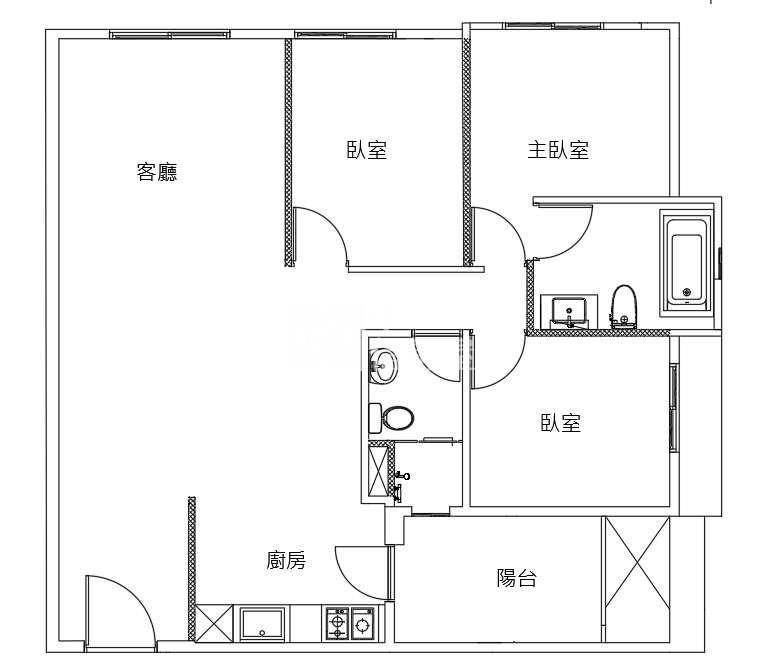 太平樹孝商圈三房附平車房屋室內格局與周邊環境