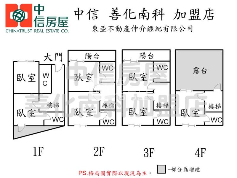 近中信科大滿租七套房房屋室內格局與周邊環境