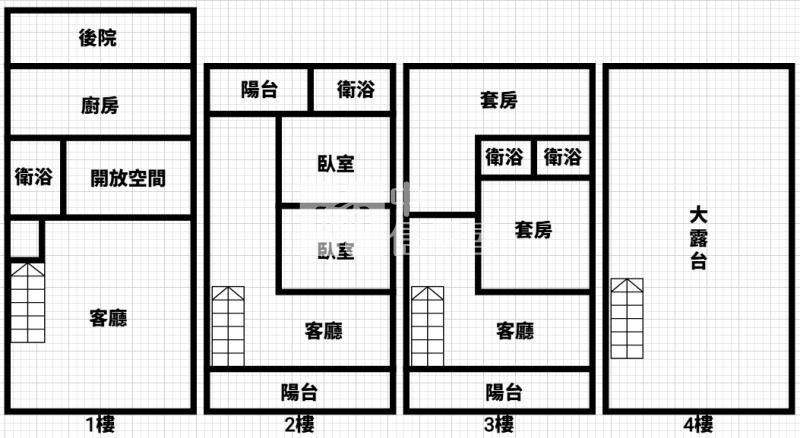 平鎮66旁活巷美透天房屋室內格局與周邊環境