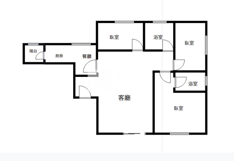 大遠百市中心3房+車位房屋室內格局與周邊環境