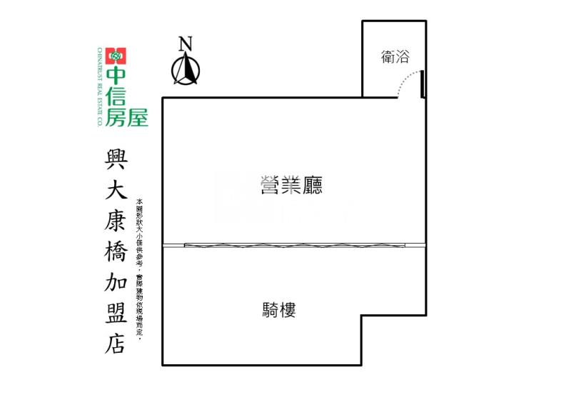 美村商圈健康公園旁免千萬面寬7米樓店房屋室內格局與周邊環境