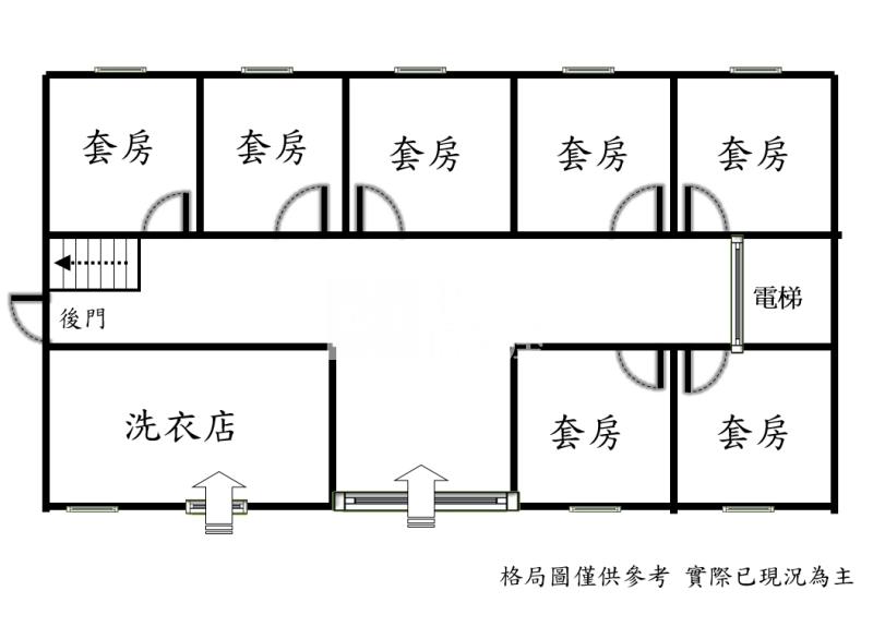 觀音工業區1樓收租7套房+洗衣店房屋室內格局與周邊環境