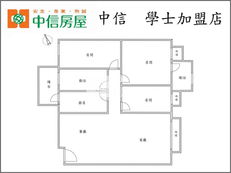 降價!幸福森林三房平車★北屯中國醫BOT房屋室內格局與周邊環境