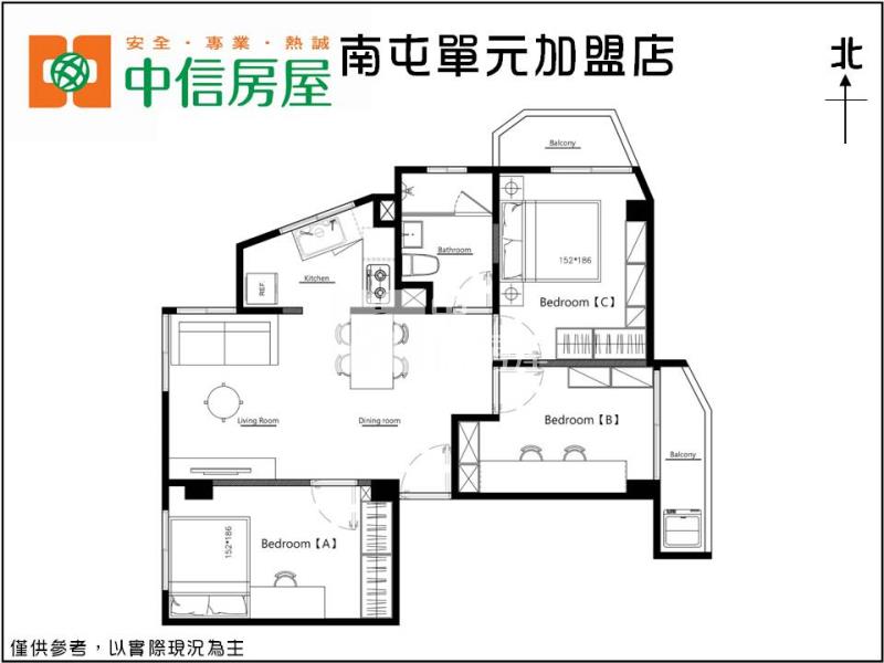 忠孝夜市旁美寓房屋室內格局與周邊環境