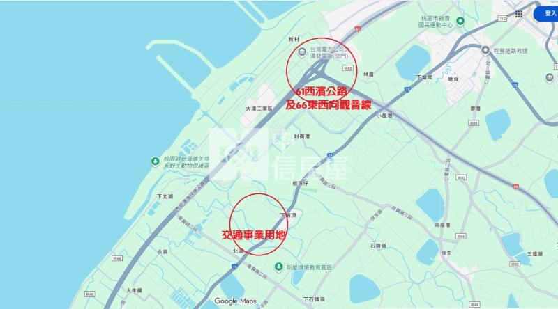 256桃園新屋面寬75米交通用地房屋室內格局與周邊環境