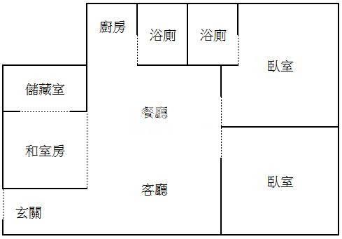中壢龍興國中電梯三房房屋室內格局與周邊環境