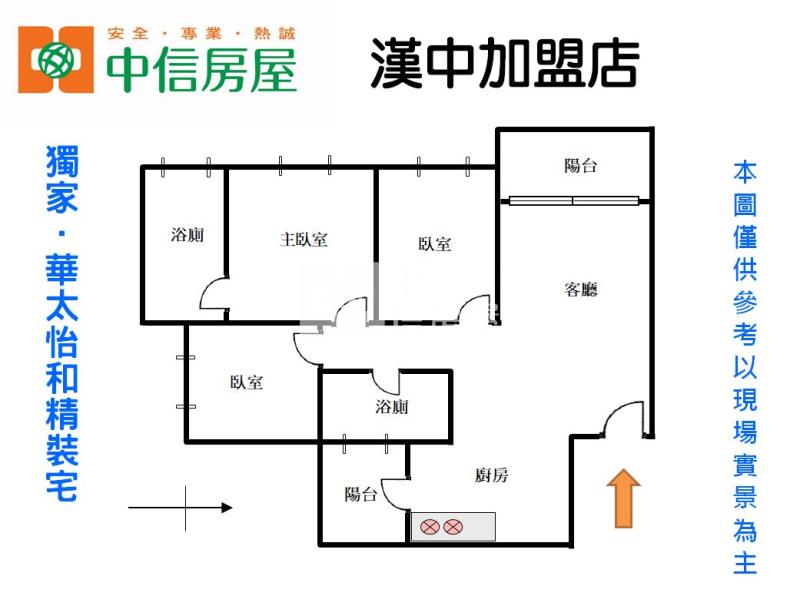 獨家華太怡和精裝宅房屋室內格局與周邊環境