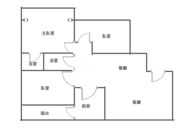 【新世紀】內壢商圈景觀大三房房屋室內格局與周邊環境