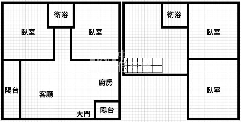 龍潭。收藏家。電梯四房。近公車站房屋室內格局與周邊環境
