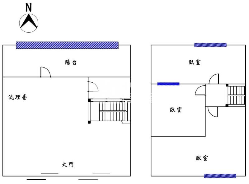北區明星學區麗園道店面房屋室內格局與周邊環境
