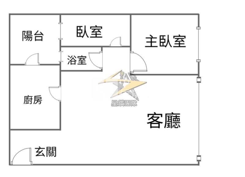 【星鑽】(專委)獨家-桃園後站學區景觀2房車房屋室內格局與周邊環境