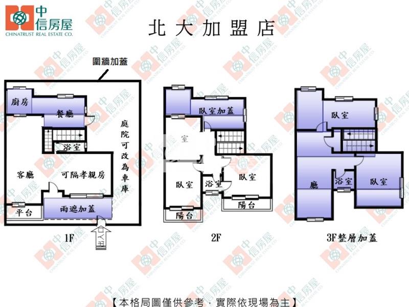 巨城三民大地坪透天房屋室內格局與周邊環境