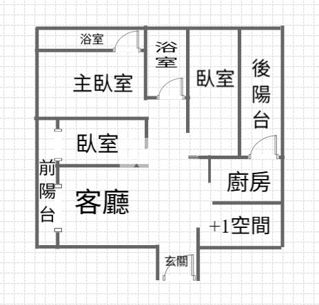 龍潭百年大鎮3+1房漂亮美宅房屋室內格局與周邊環境