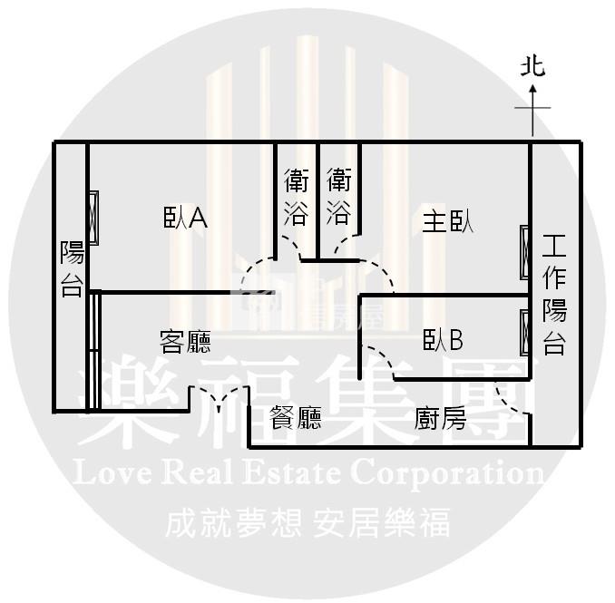 好市多低總價三房成家美寓房屋室內格局與周邊環境