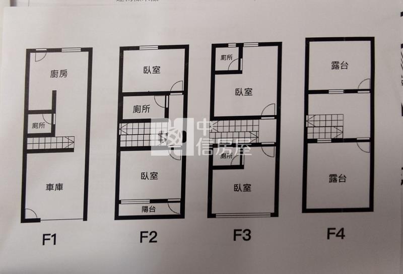 新明國中整新透天房屋室內格局與周邊環境